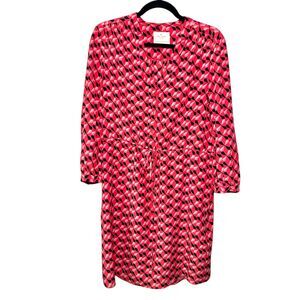 Kate Spade New York Silk Drawstring Dress Medium